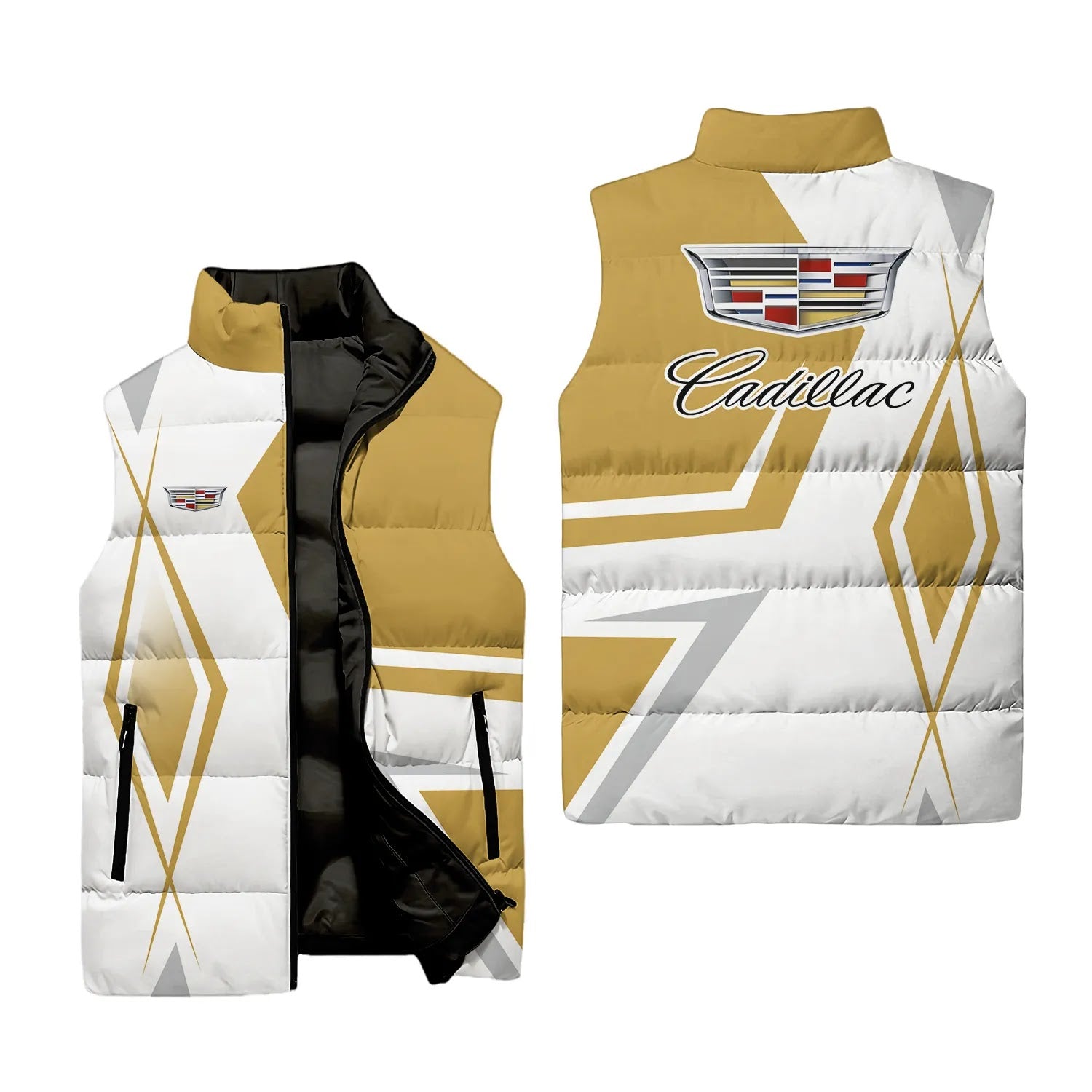 Cadillac Sleeveless Puffer Jacket SC080