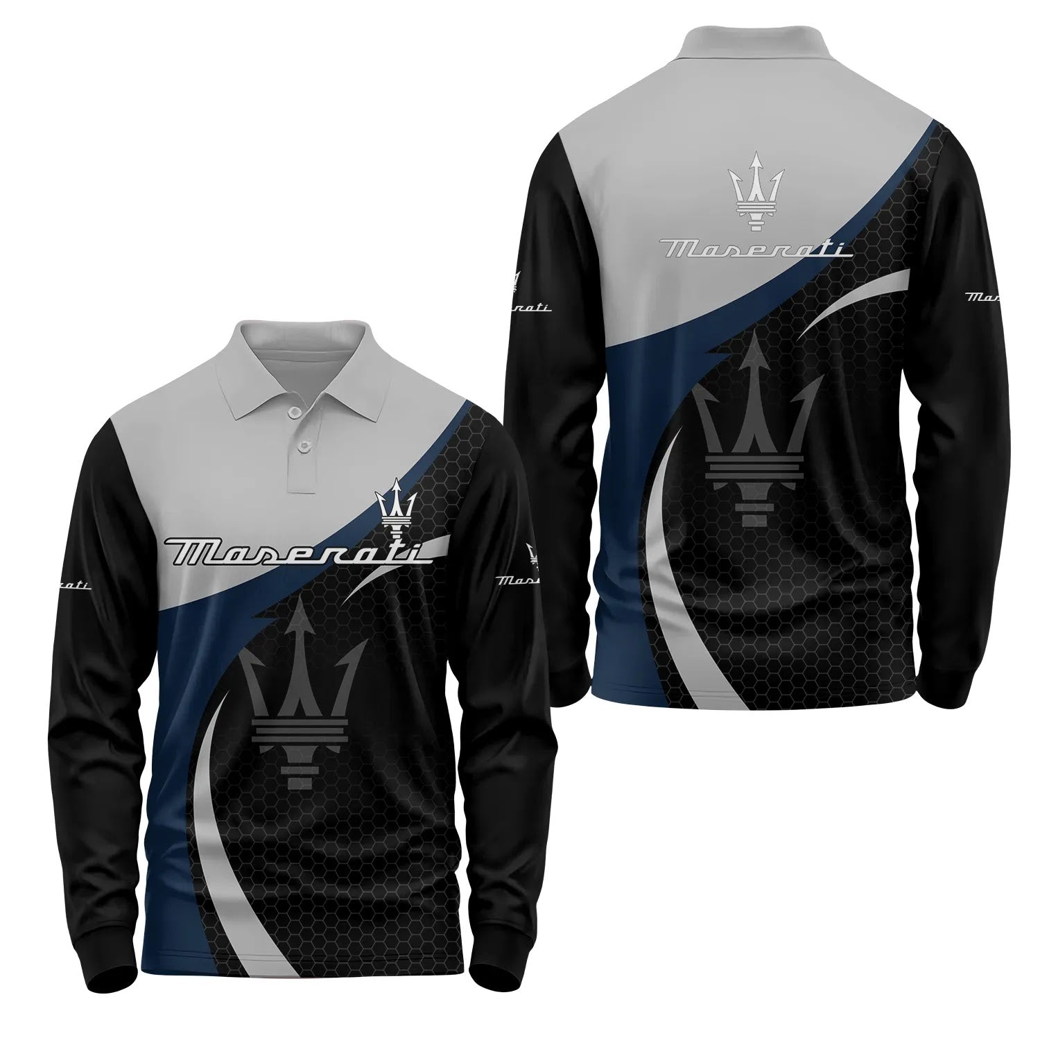Maserati Long Sleeve Polo SC038