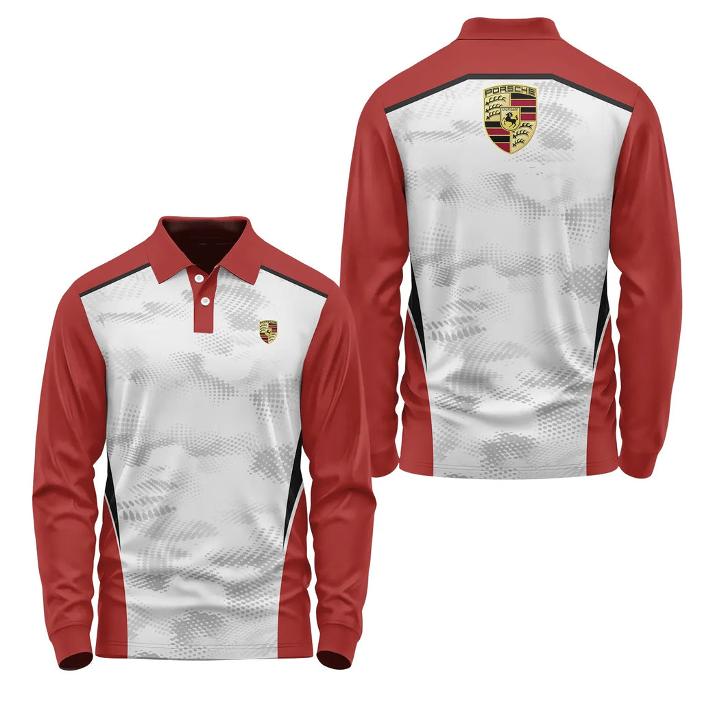 Porsche Long Sleeve Polo SC081