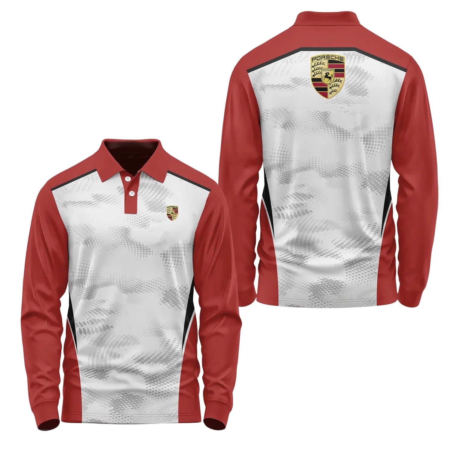 Porsche Long Sleeve Polo SC081