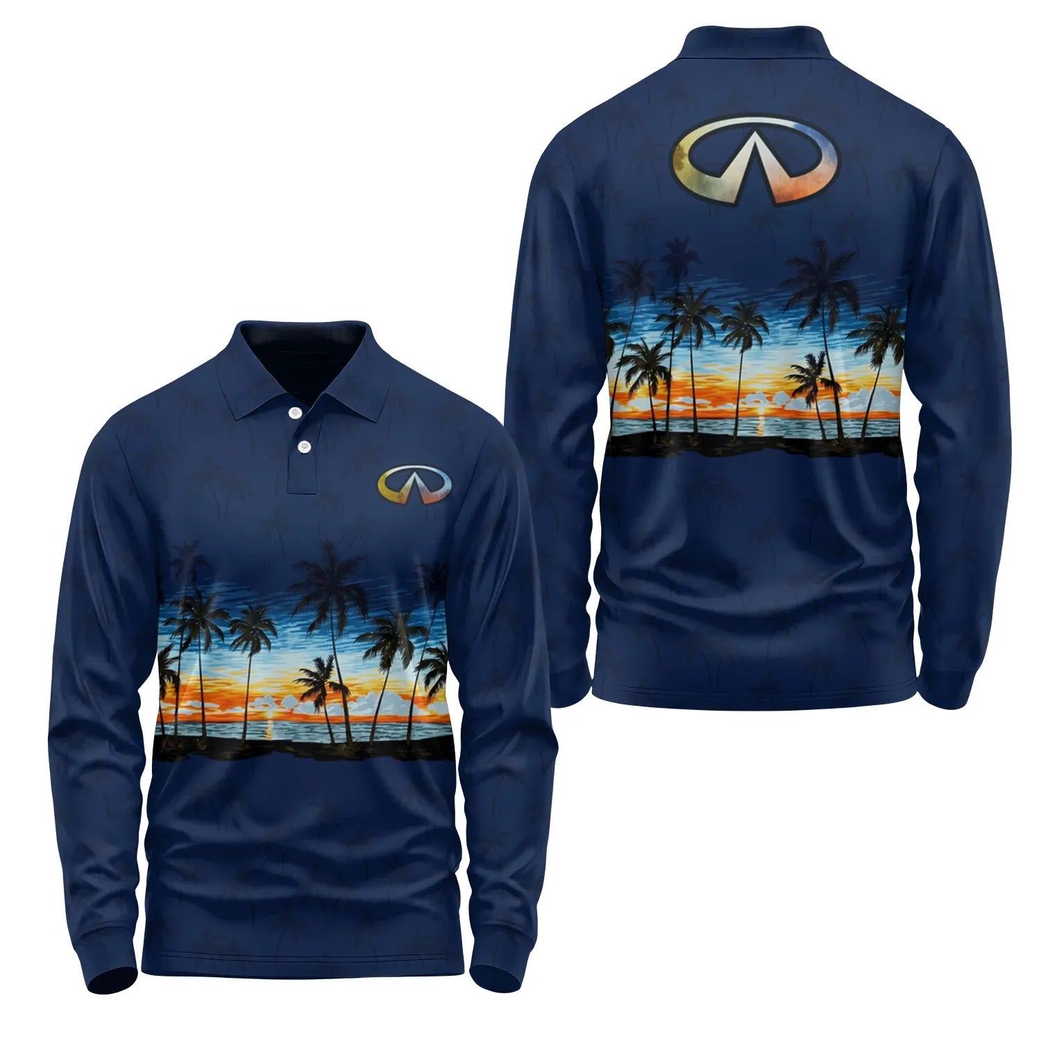 Infiniti Long Sleeve Polo SHW017
