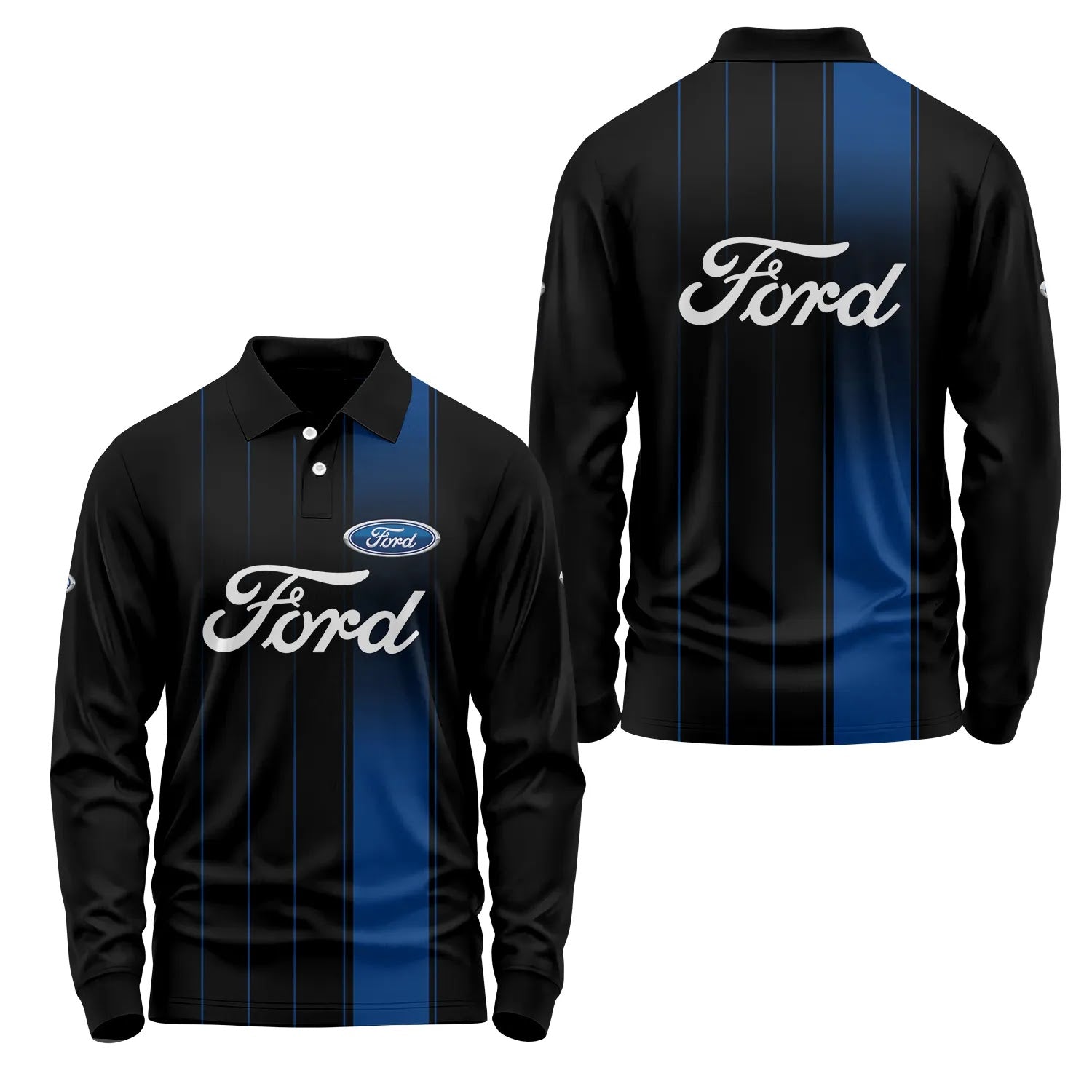 Ford Long Sleeve Polo SC068