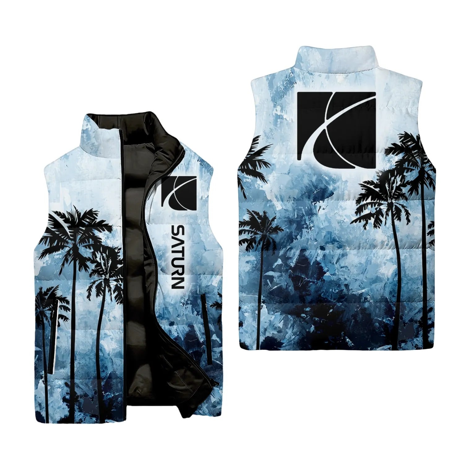 Saturn Sleeveless Puffer Jacket SHW034