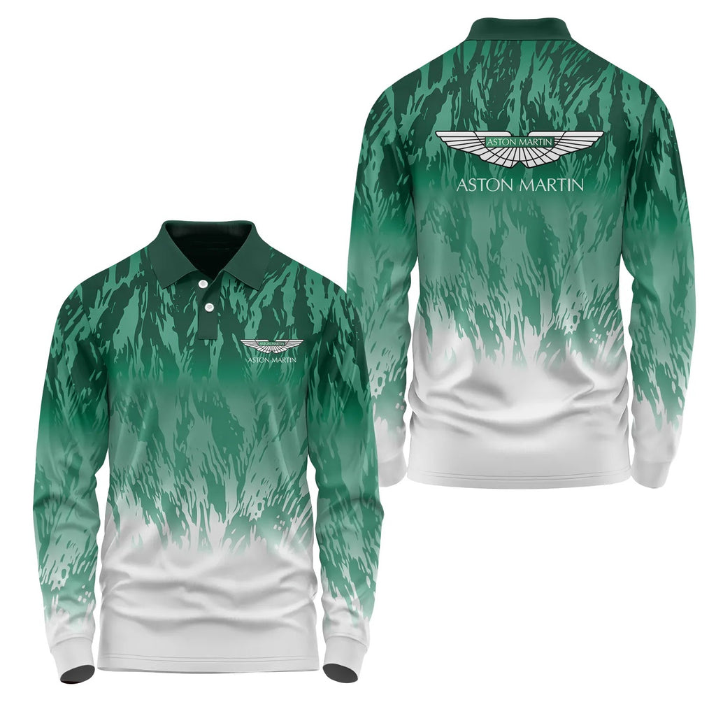Aston Martin Long Sleeve Polo SC069