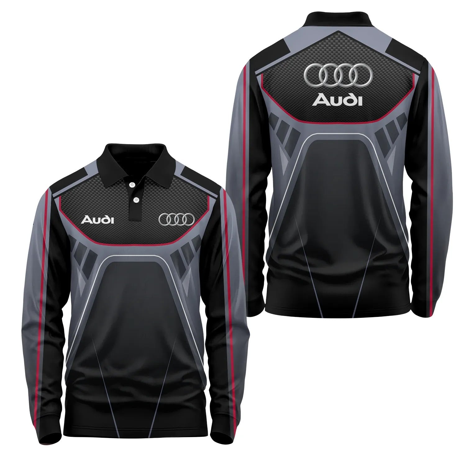 Audi Long Sleeve Polo SC088