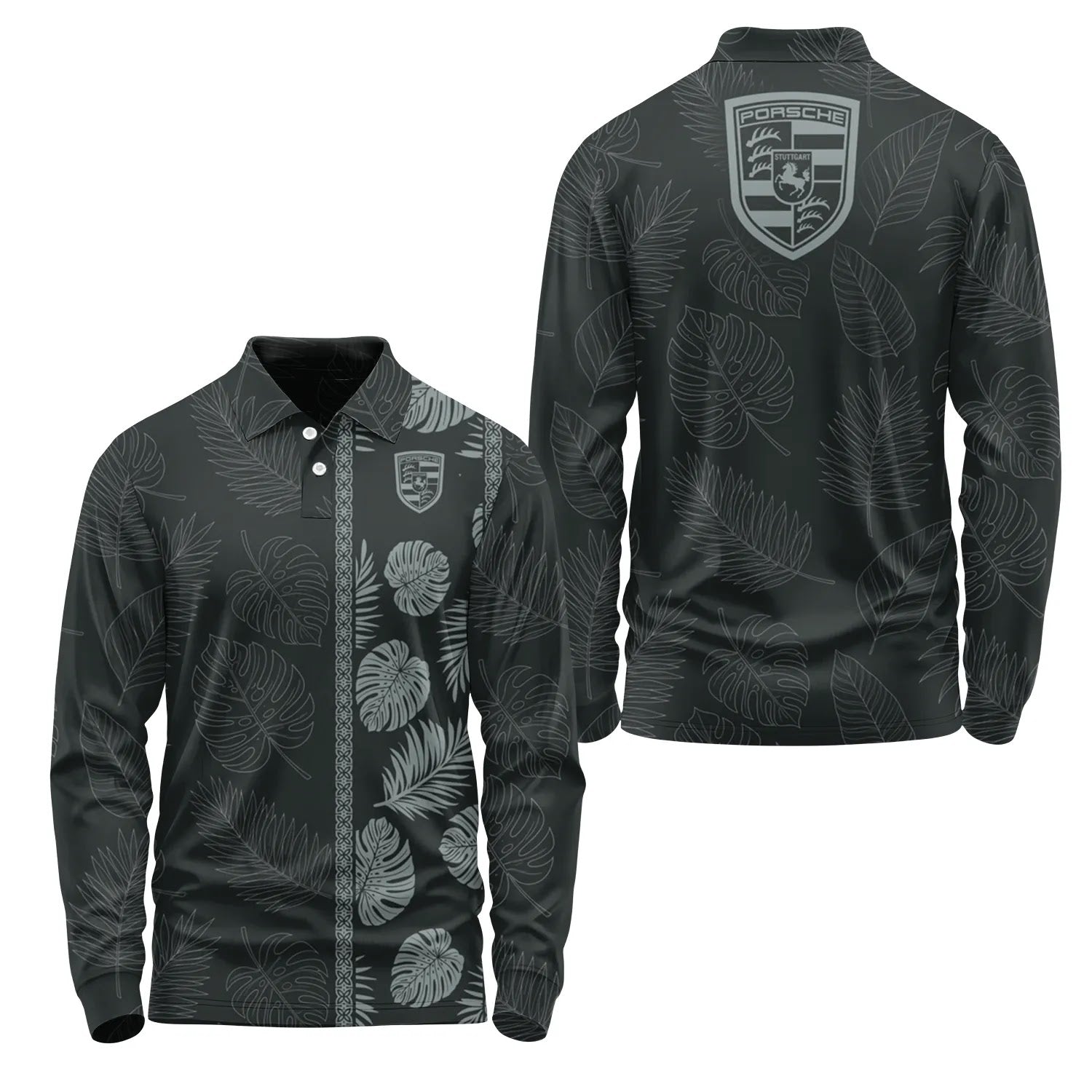 Porsche Long Sleeve Polo SHW022