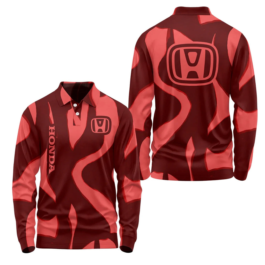 Honda Long Sleeve Polo SHW068