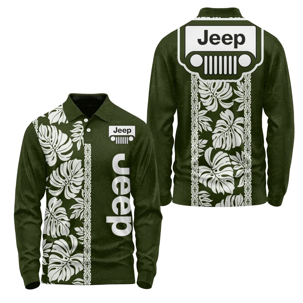 Jeep Long Sleeve Polo SHW046
