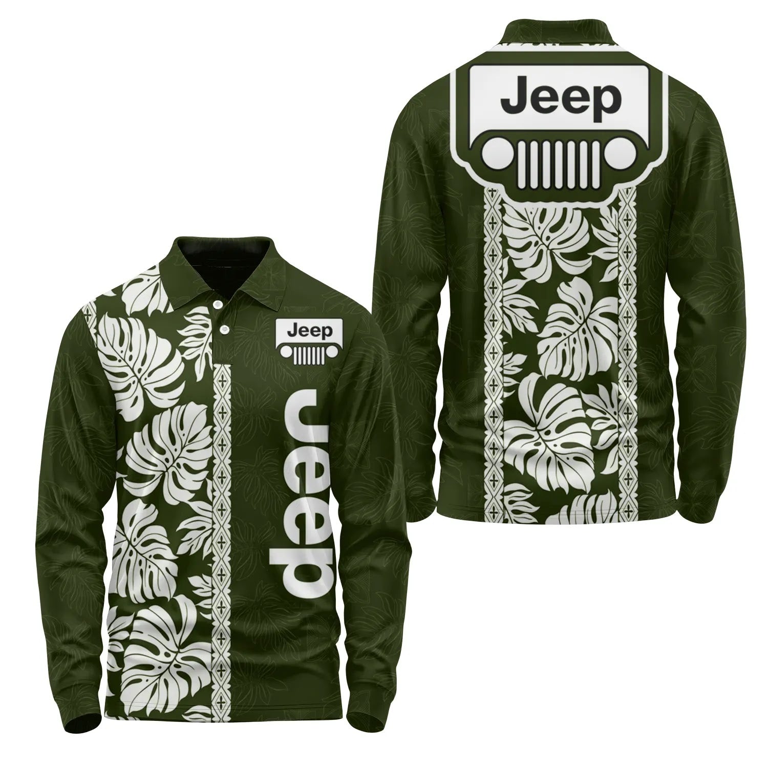 Jeep Long Sleeve Polo SHW046