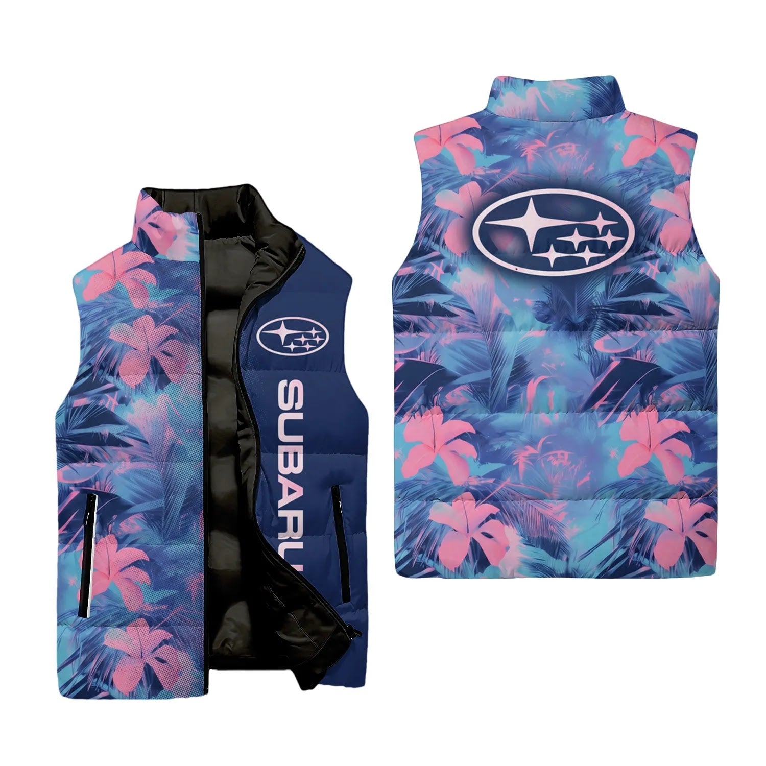Subaru Sleeveless Puffer Jacket SHW054
