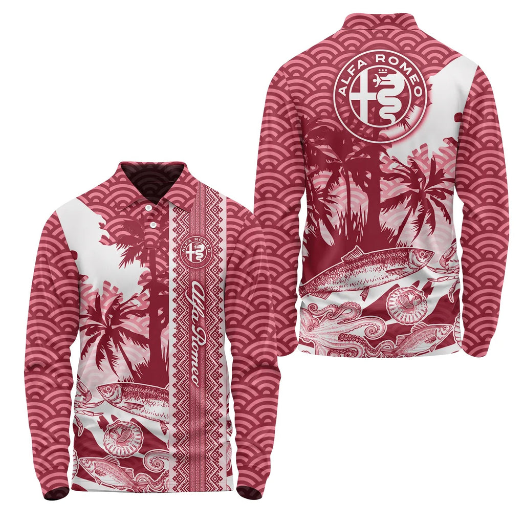 Alfa Romeo Long Sleeve Polo SHW038