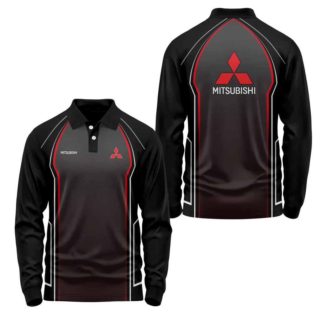 Mitsubishi Long Sleeve Polo SC061