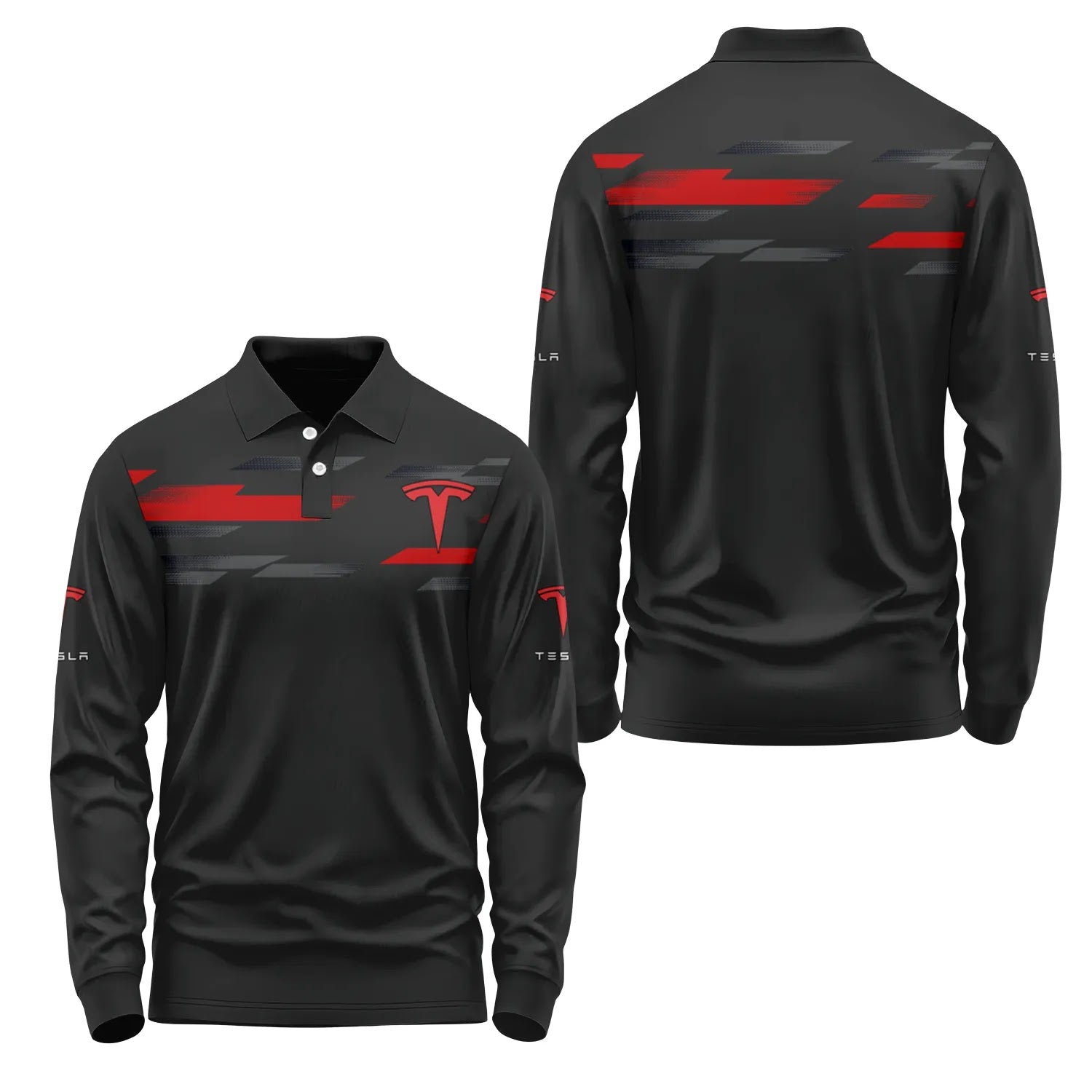 Tesla Long Sleeve Polo SC100