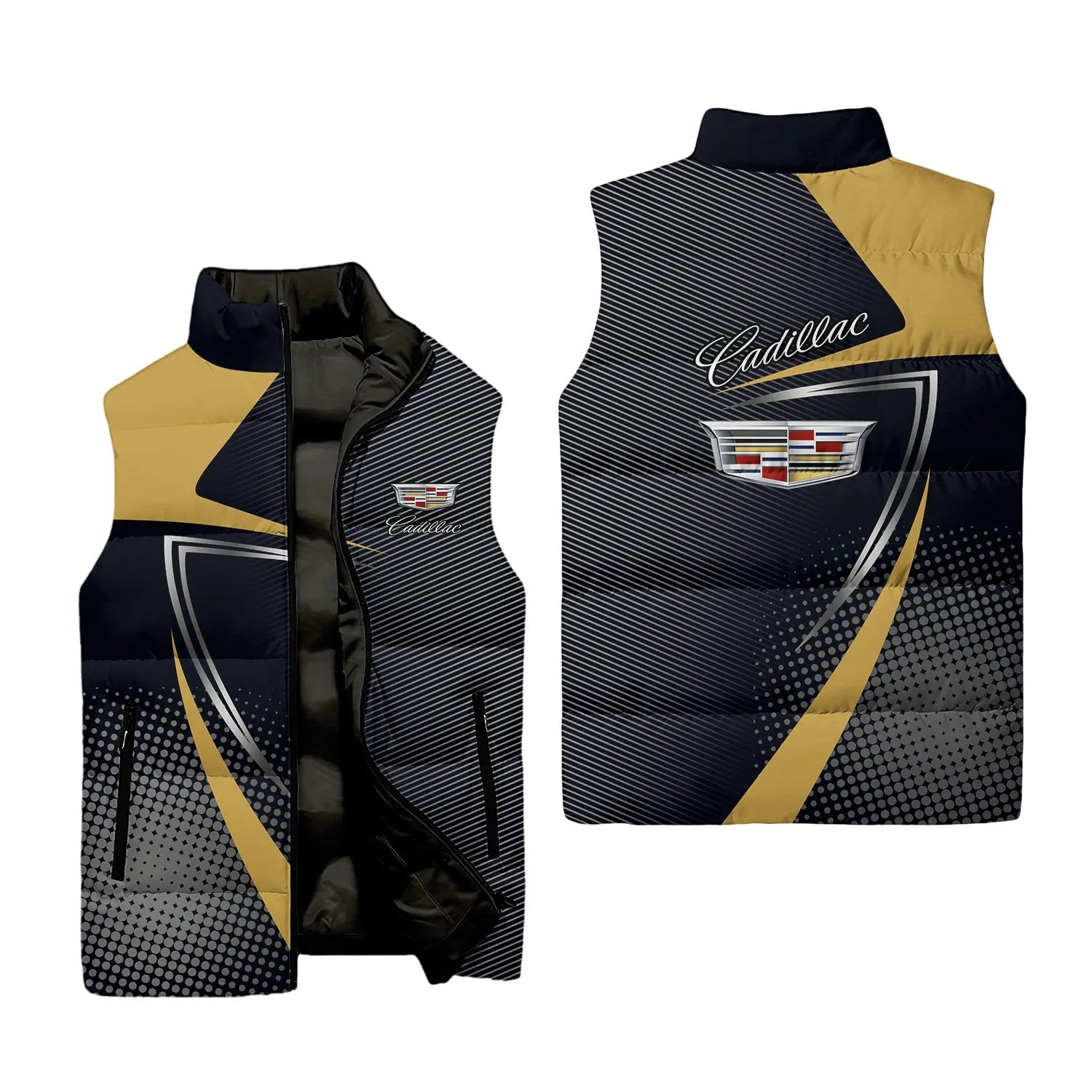 Cadillac Sleeveless Puffer Jacket SC059
