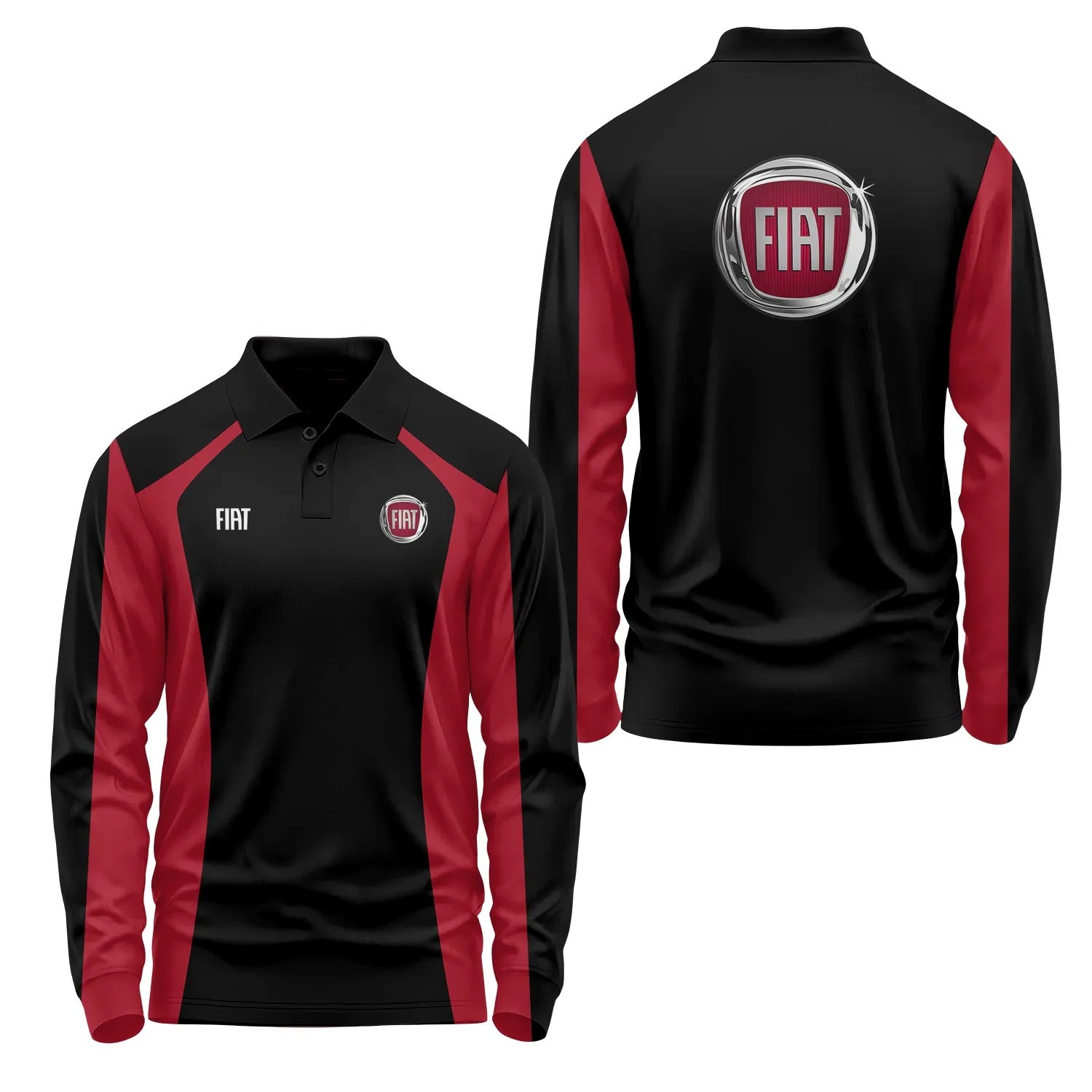 Fiat Long Sleeve Polo SC048