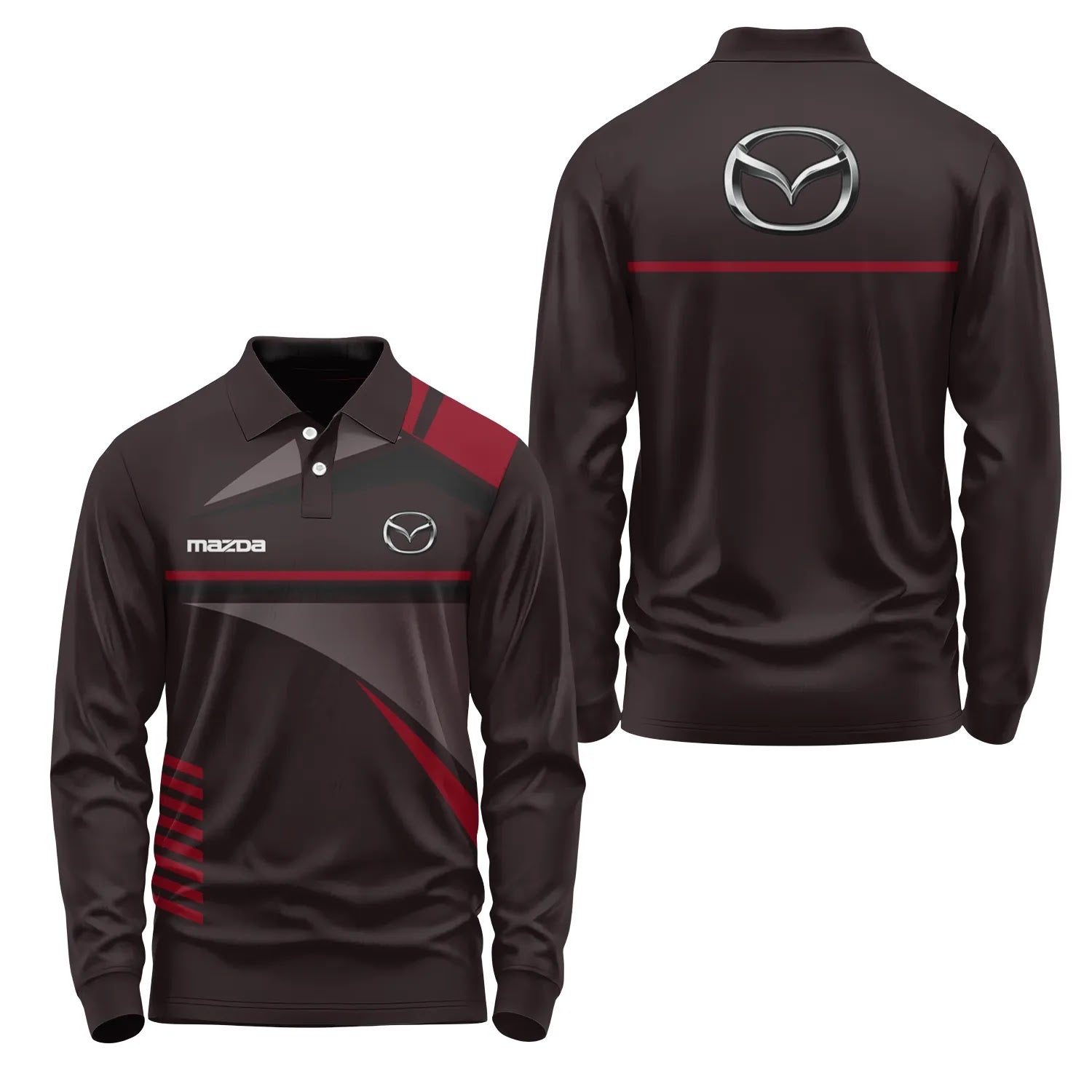Mazda Long Sleeve Polo SC067