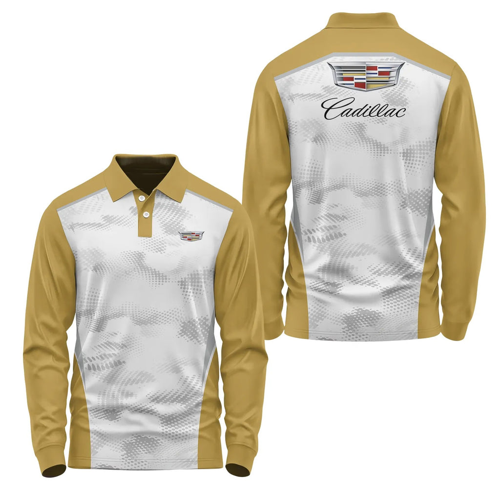 Cadillac Long Sleeve Polo SC081