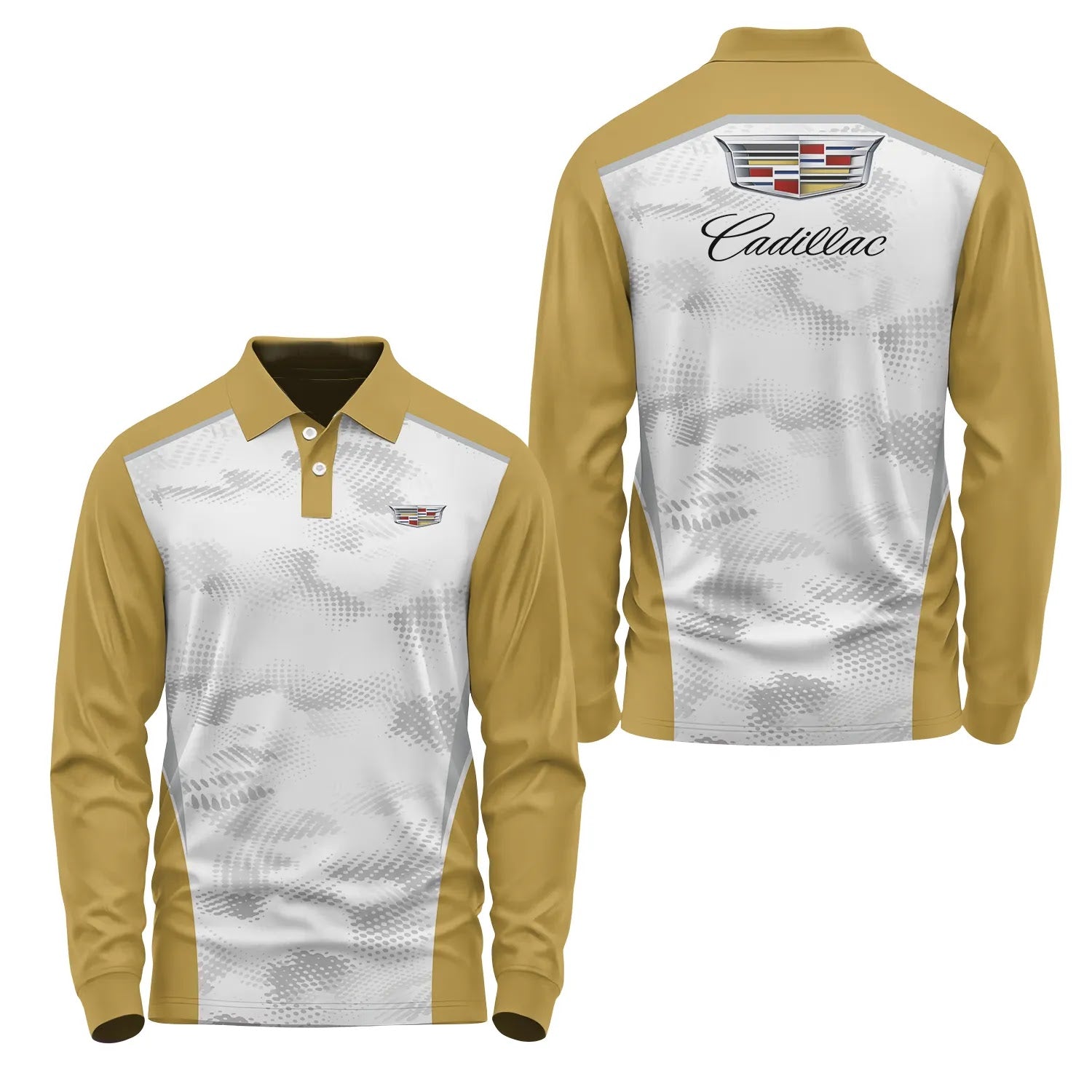 Cadillac Long Sleeve Polo SC081