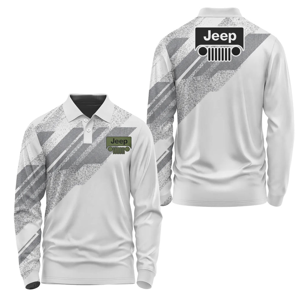 Jeep Long Sleeve Polo SC105