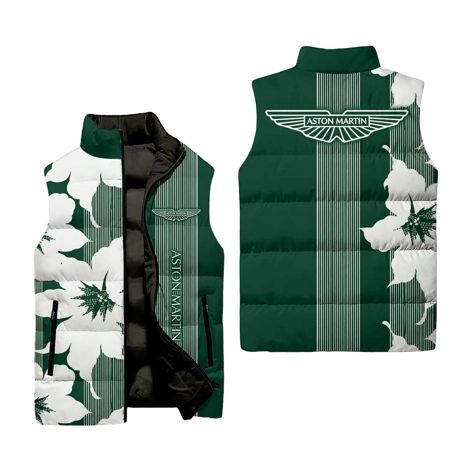 Aston Martin Sleeveless Puffer Jacket SHW039
