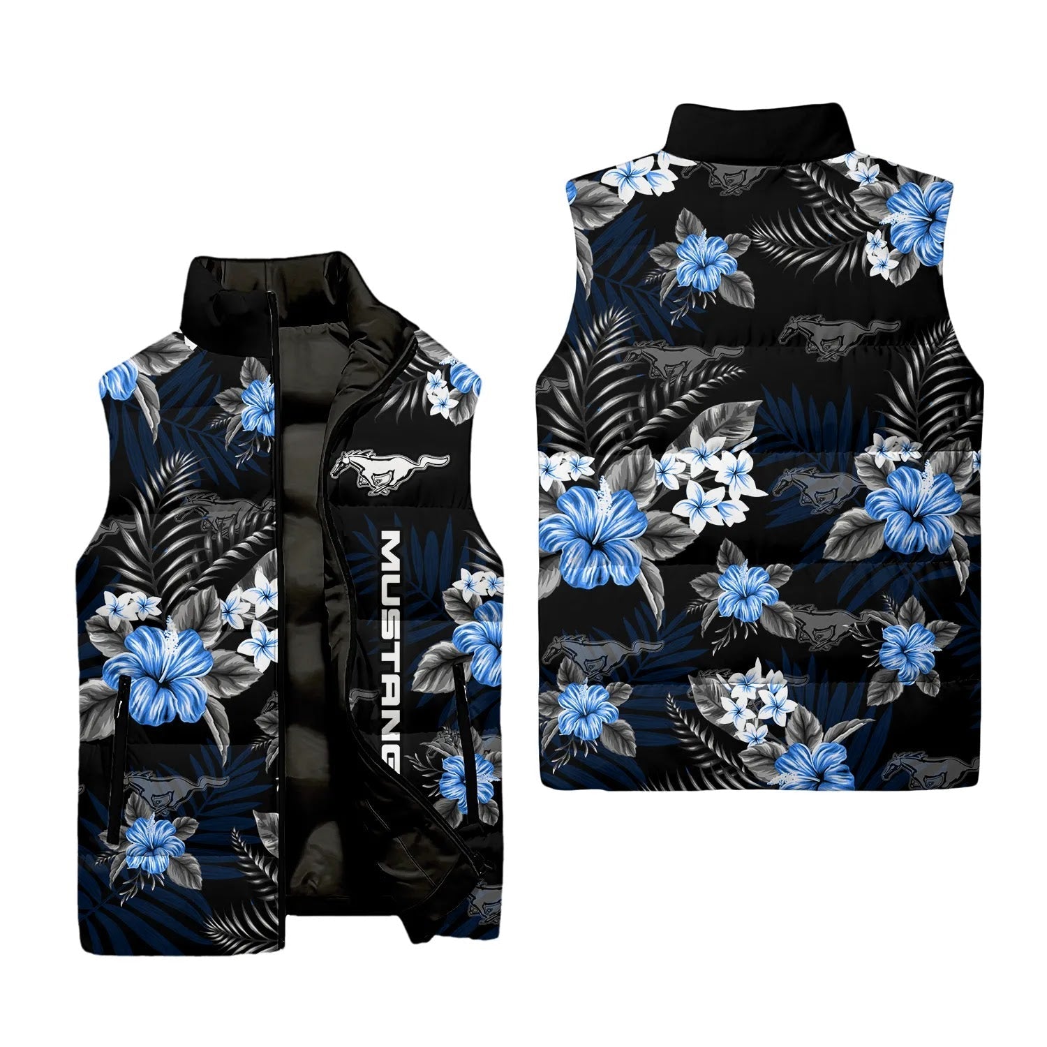 Ford Mustang Sleeveless Puffer Jacket SC054