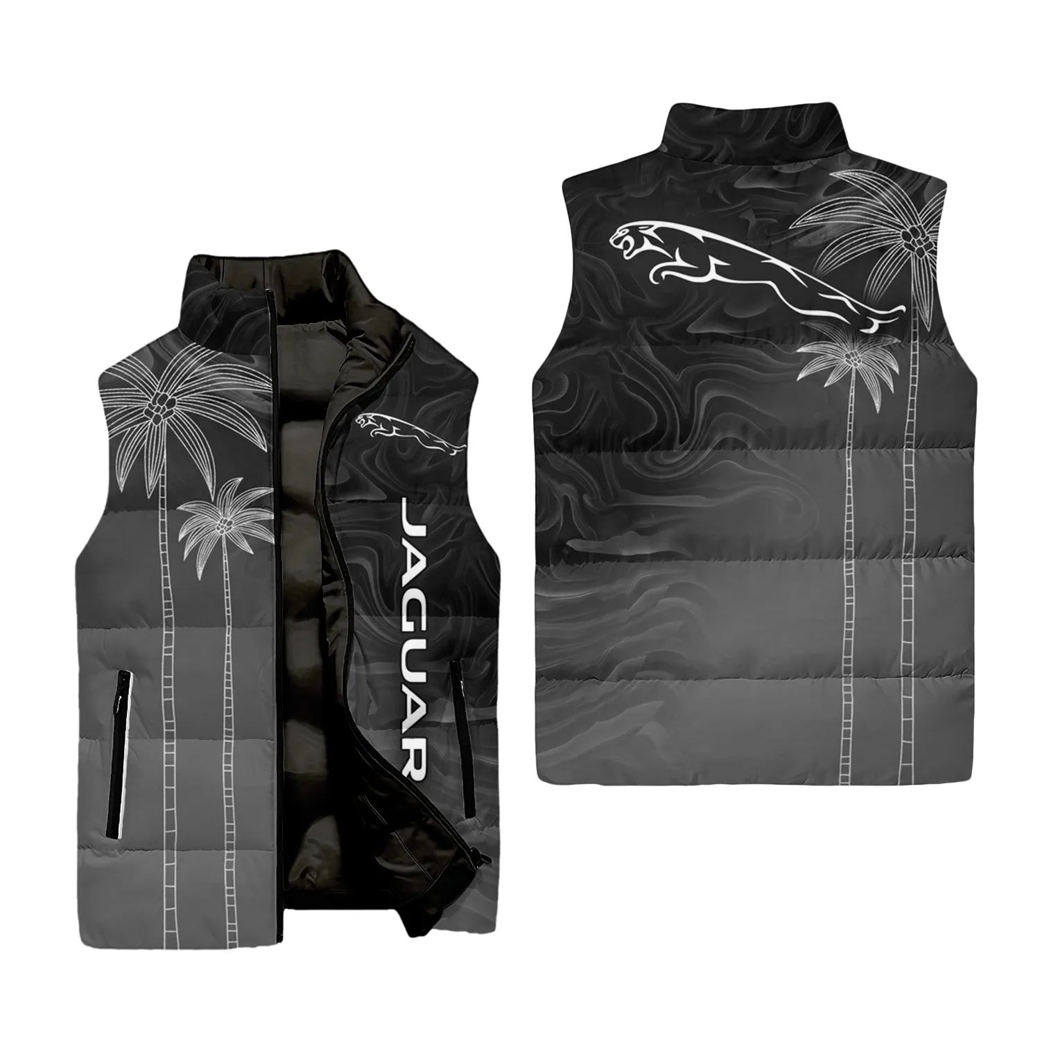 Jaguar Sleeveless Puffer Jacket SHW070
