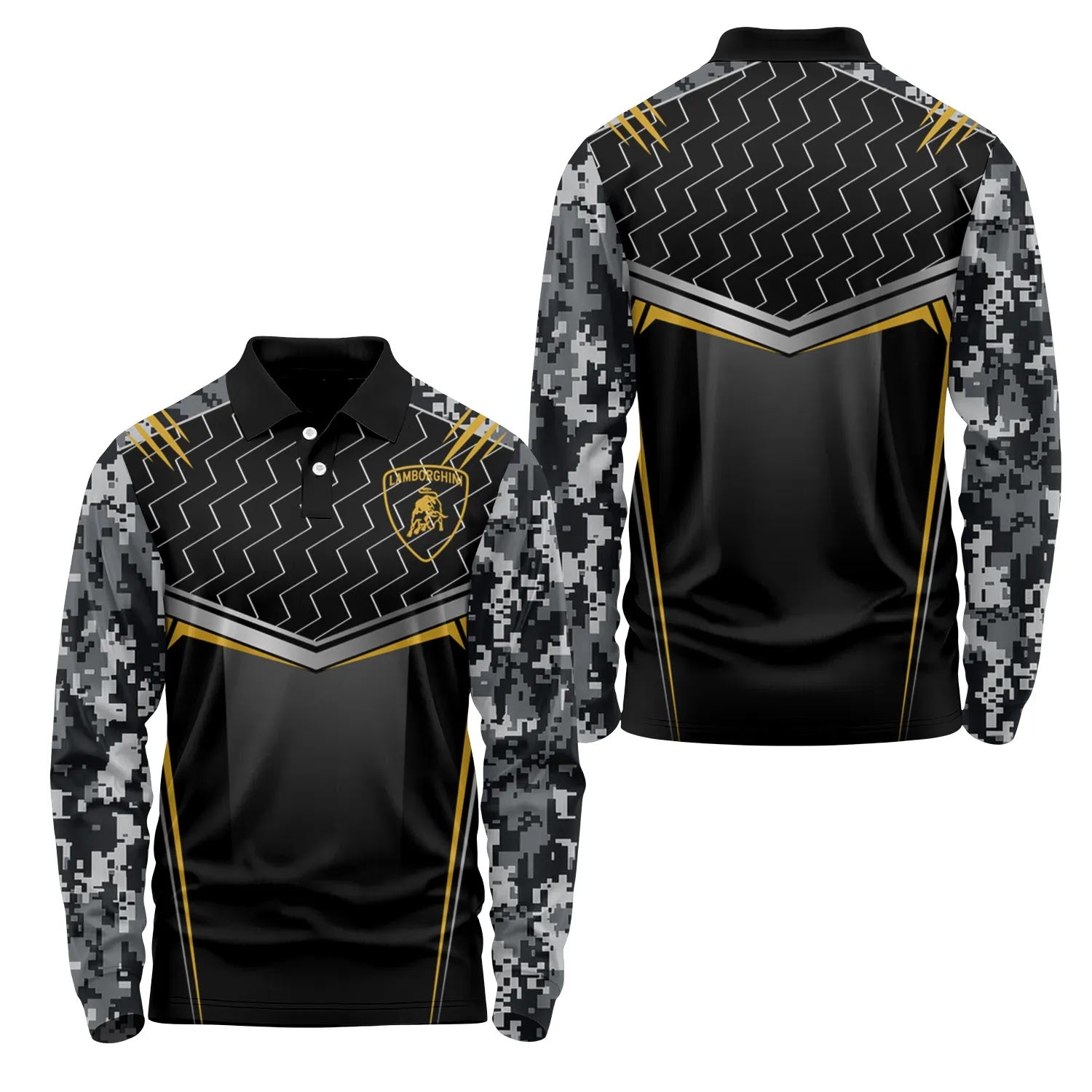 Lamborghini Long Sleeve Polo SC115
