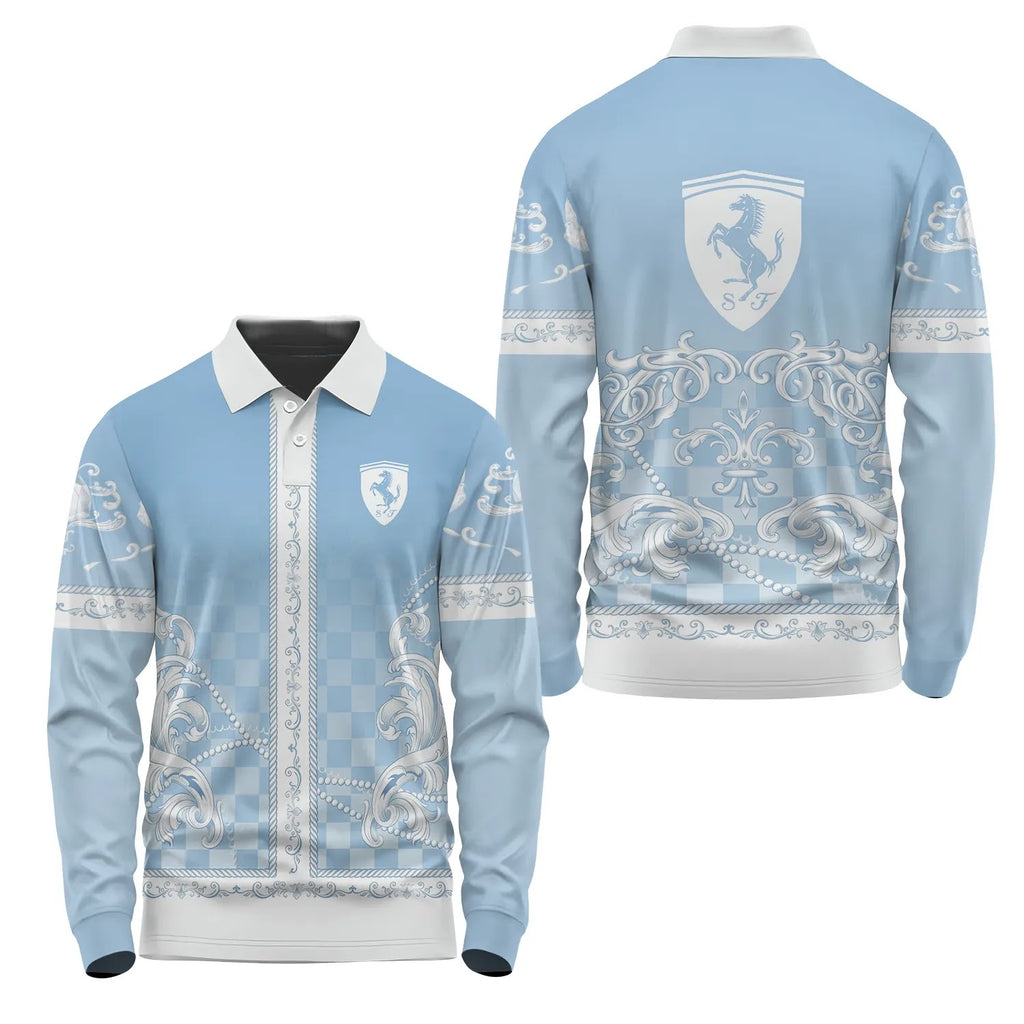 Ferrari Long Sleeve Polo SHW025