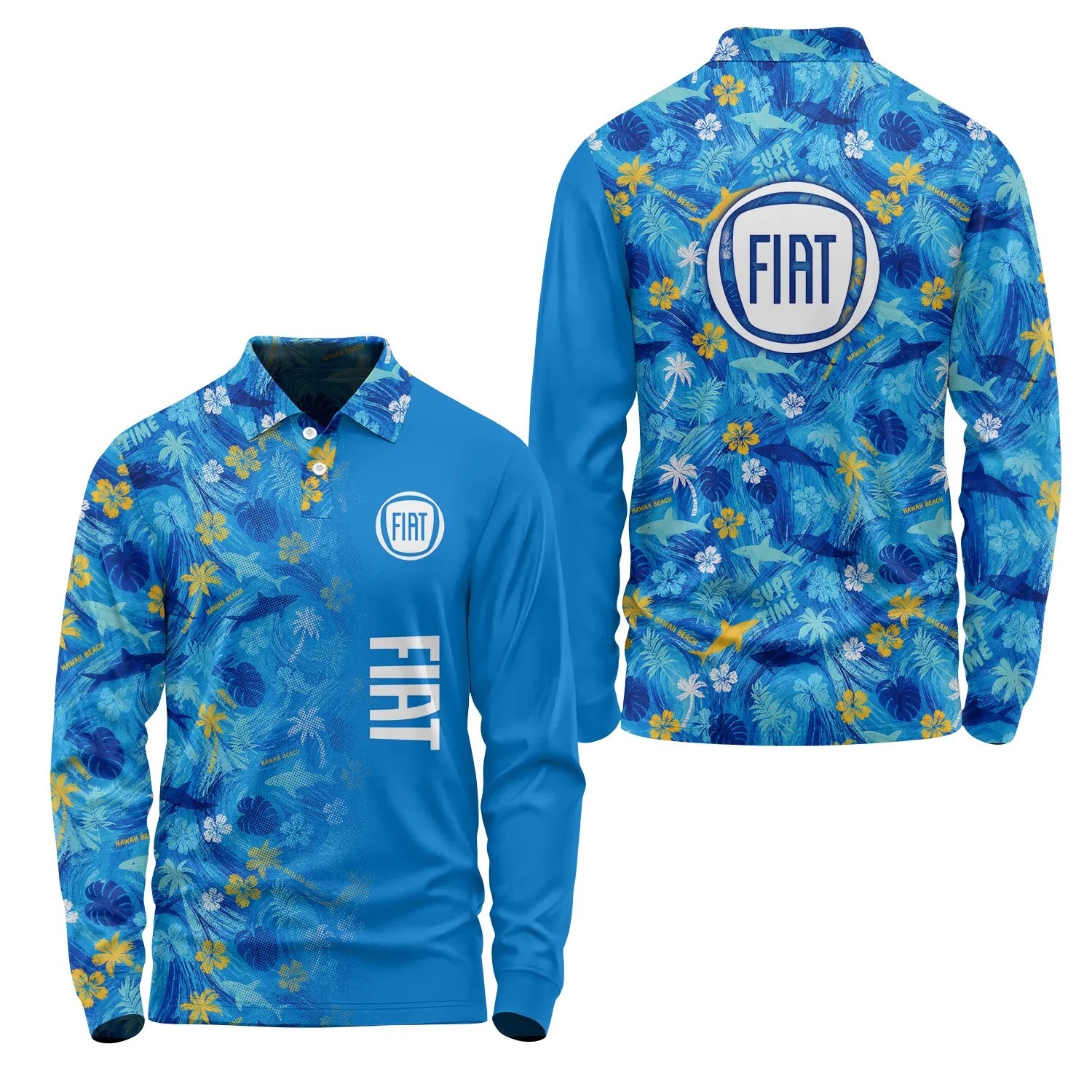 Fiat Long Sleeve Polo SHW027