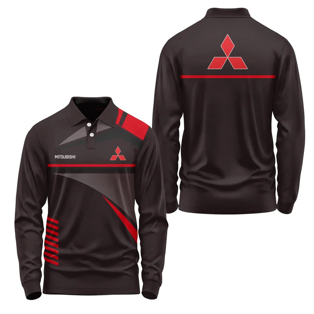 Mitsubishi Long Sleeve Polo SC067