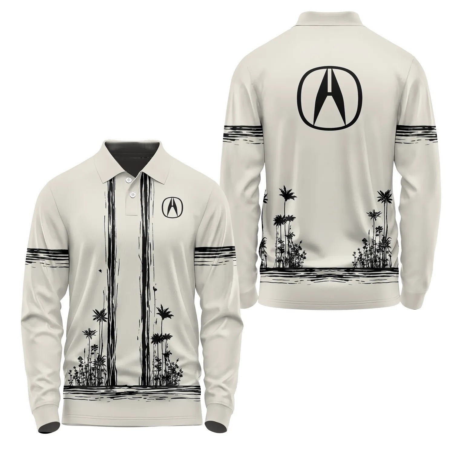 Acura Long Sleeve Polo SHW043