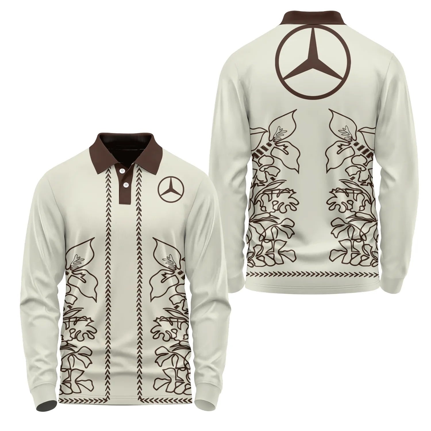 Mercedes-Benz Long Sleeve Polo SHW064