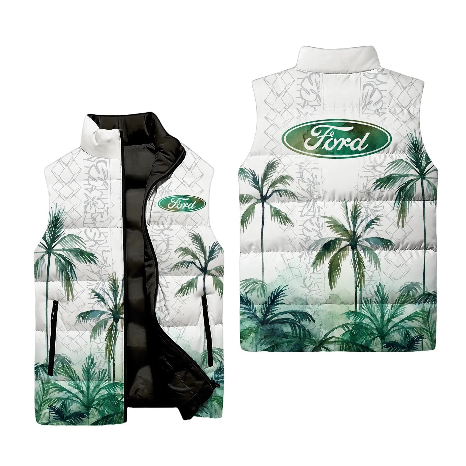 Ford Sleeveless Puffer Jacket SHW015