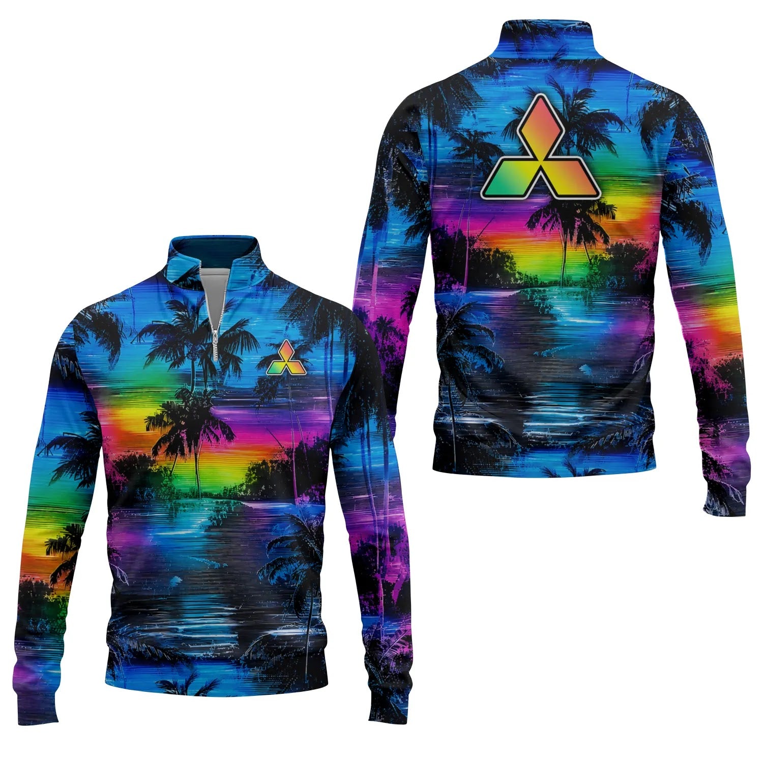Mitsubishi Quarter-zip Pullover SHW055
