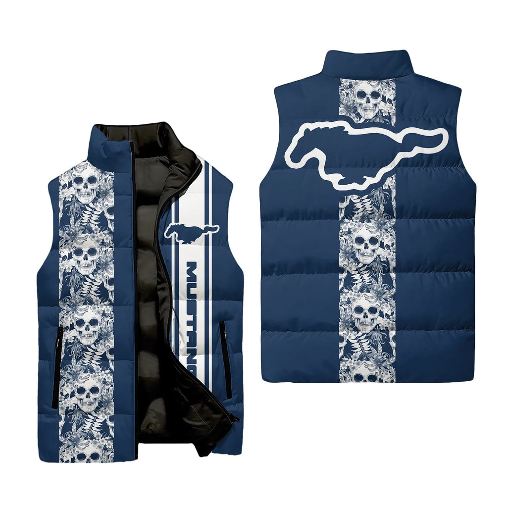Ford Mustang Sleeveless Puffer Jacket SHW042