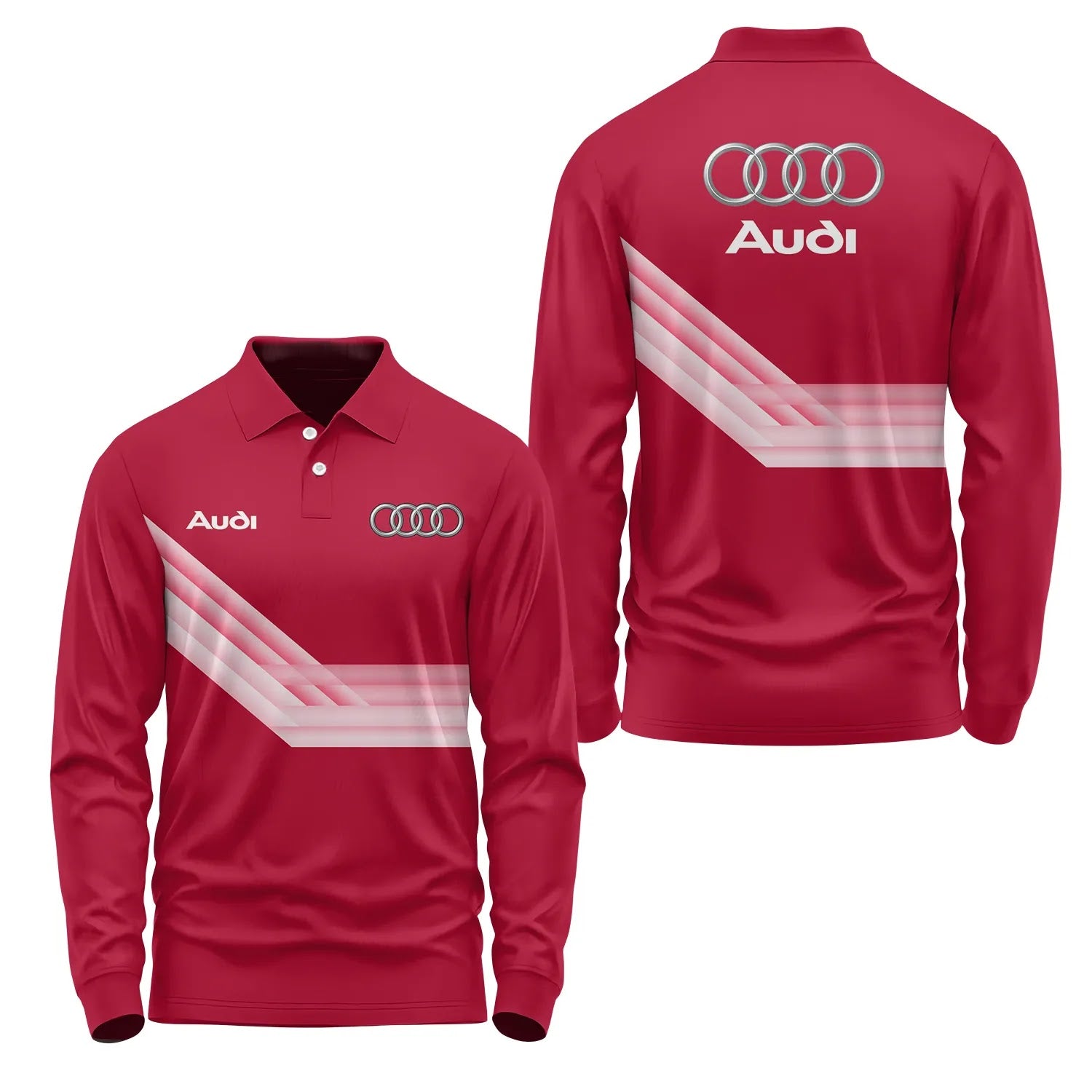 Audi Long Sleeve Polo SC106