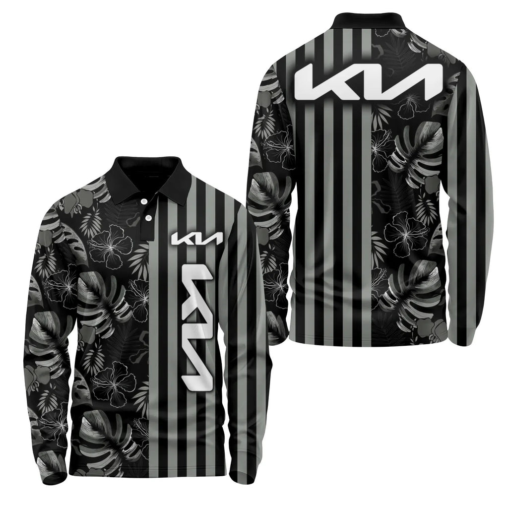 Kia Long Sleeve Polo SHW040