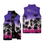 Jaguar Sleeveless Puffer Jacket SHW019
