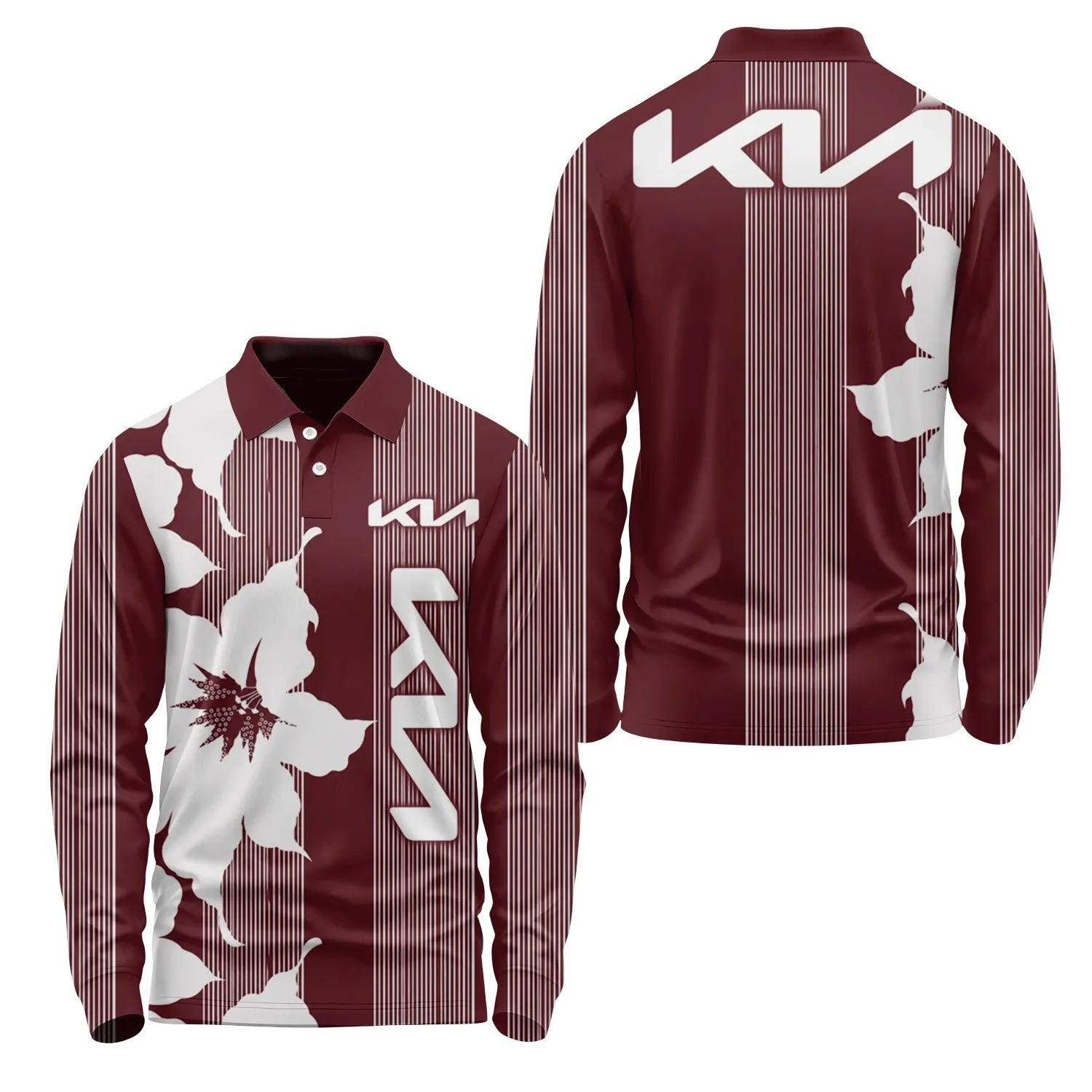 Kia Long Sleeve Polo SHW039