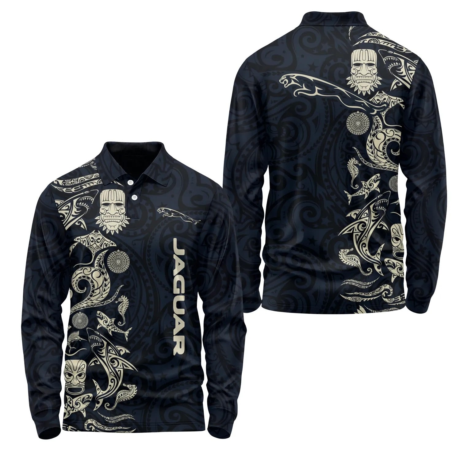 Jaguar Long Sleeve Polo SHW033