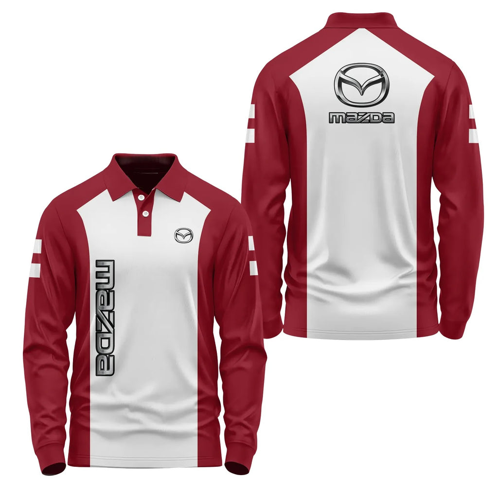 Mazda Long Sleeve Polo SC078
