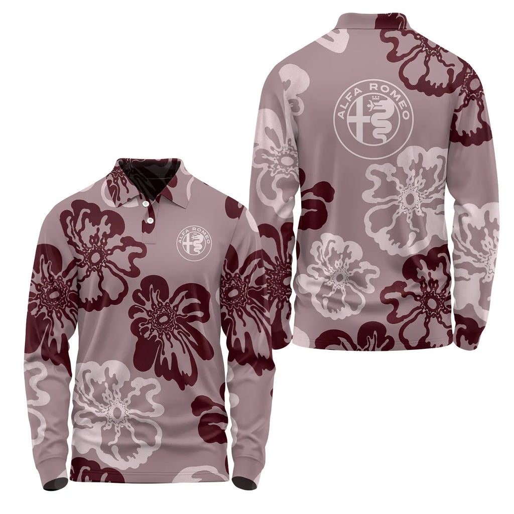 Alfa Romeo Long Sleeve Polo SHW073