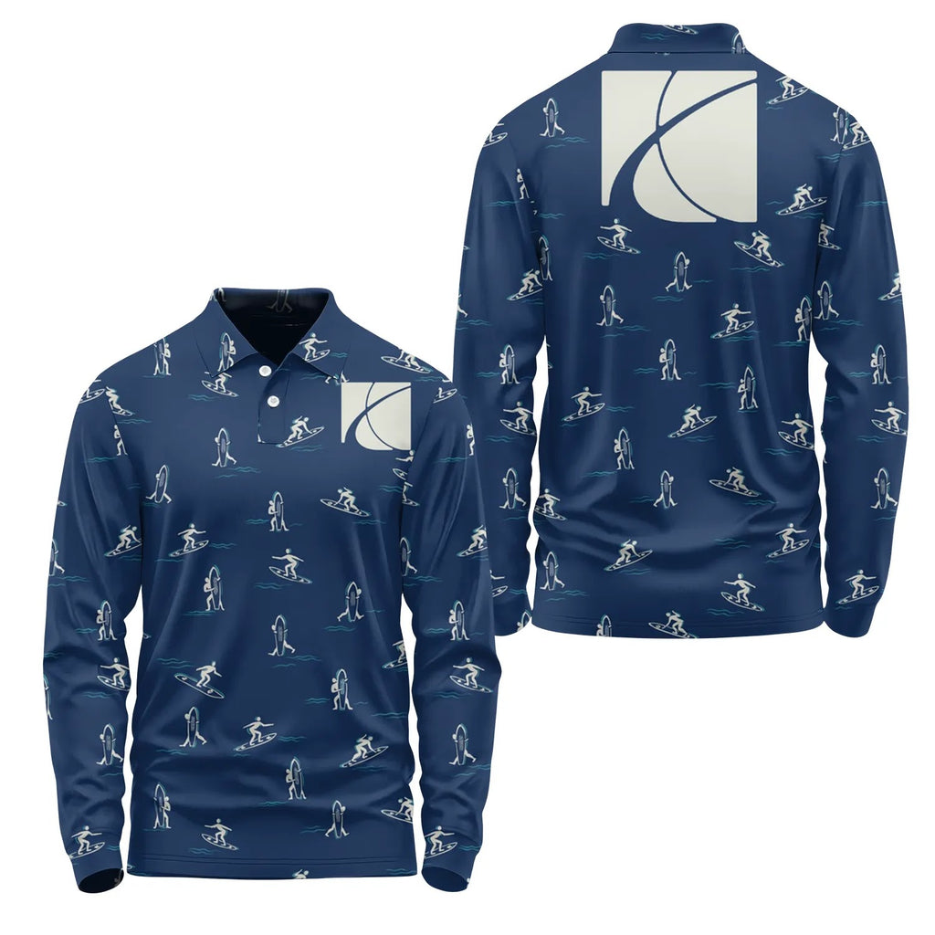 Saturn Long Sleeve Polo SHW011