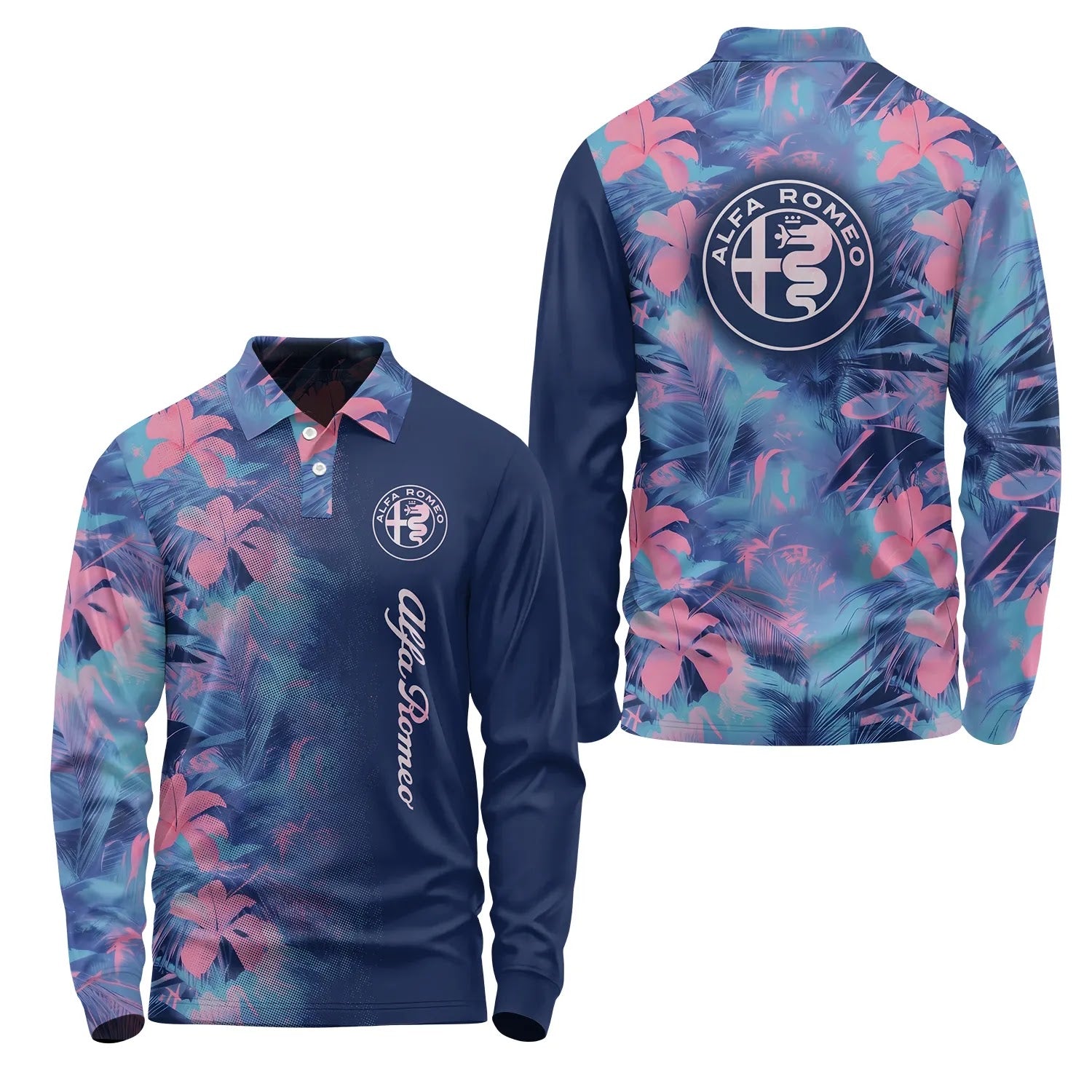 Alfa Romeo Long Sleeve Polo SHW054