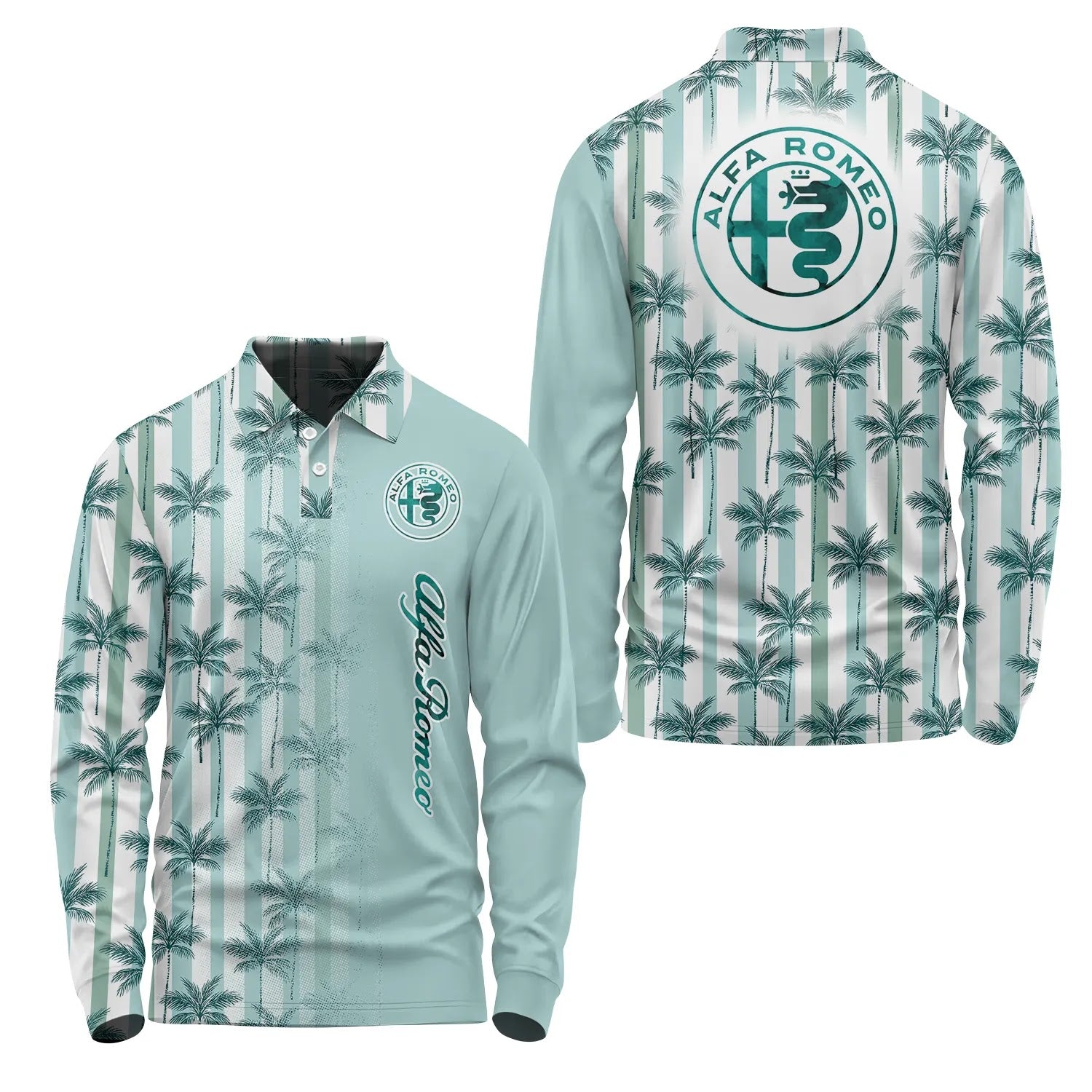 Alfa Romeo Long Sleeve Polo SHW028