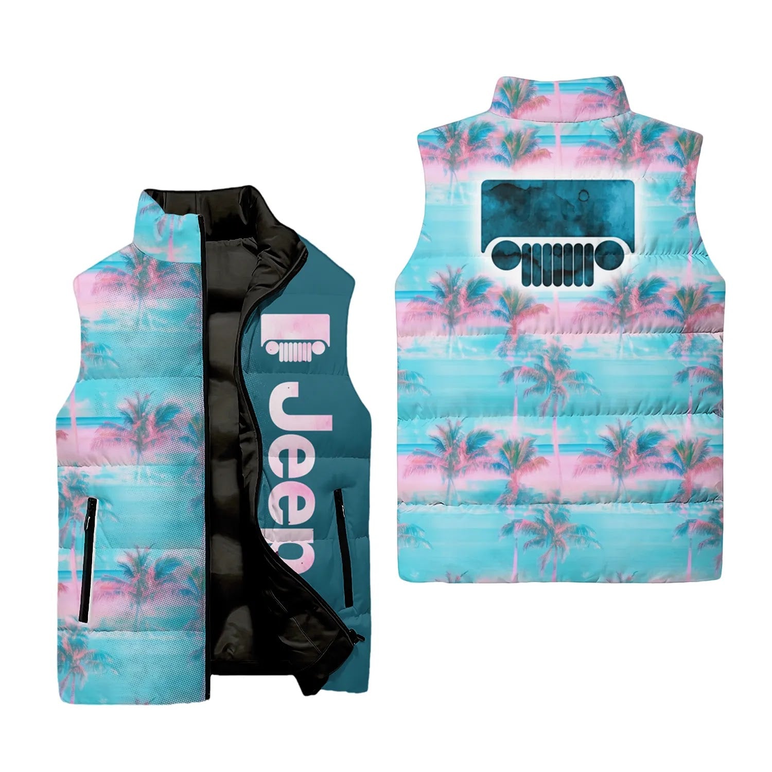 Jeep Sleeveless Puffer Jacket SHW058