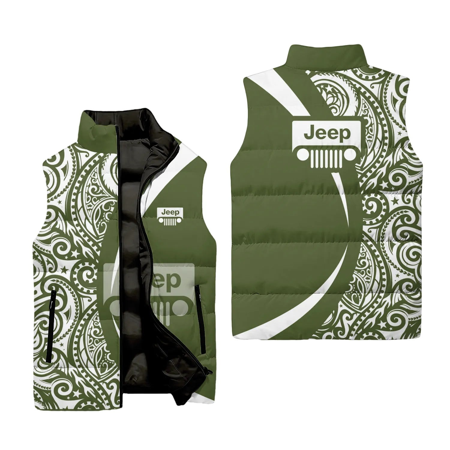 Jeep Sleeveless Puffer Jacket SHW072