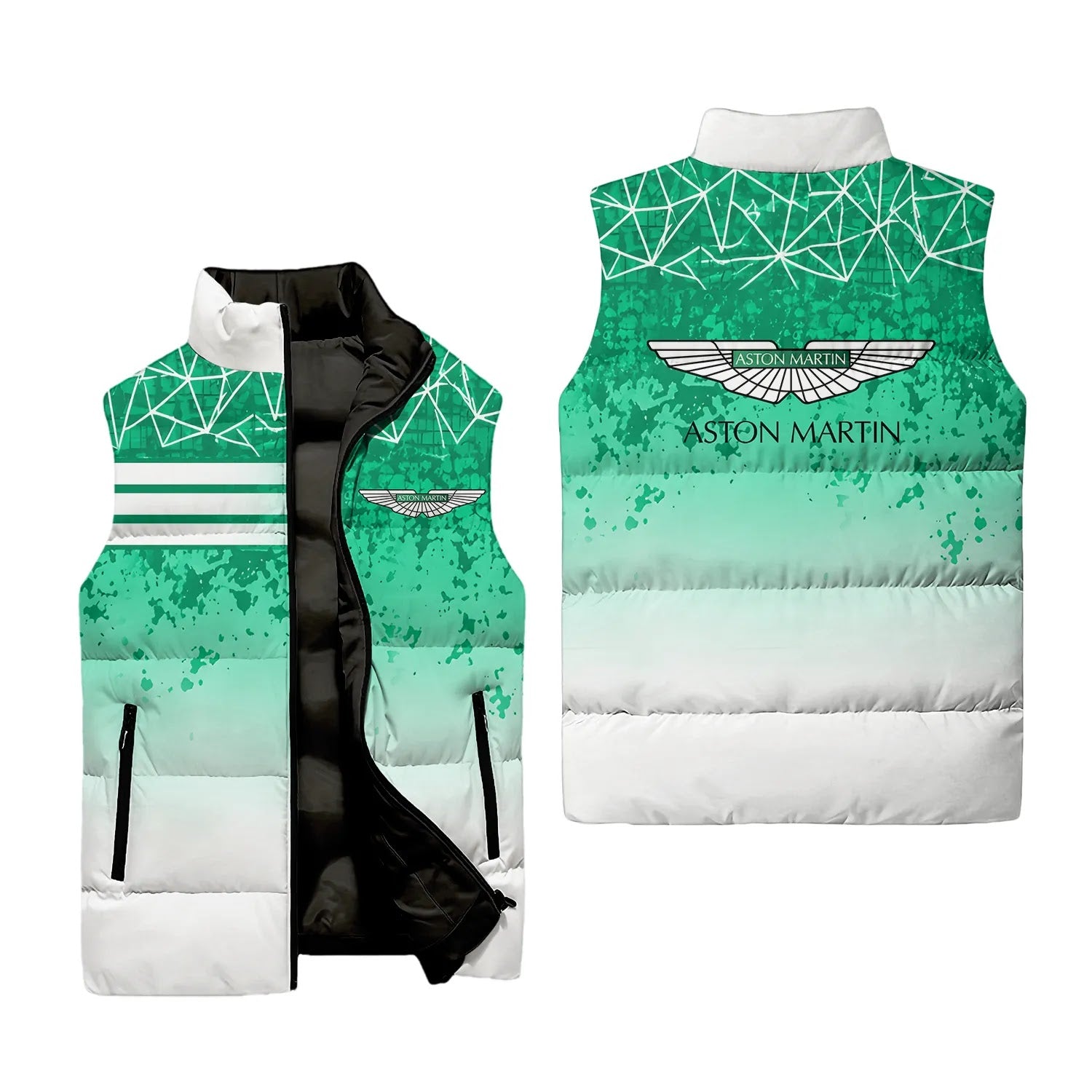 Aston Martin Sleeveless Puffer Jacket SC097