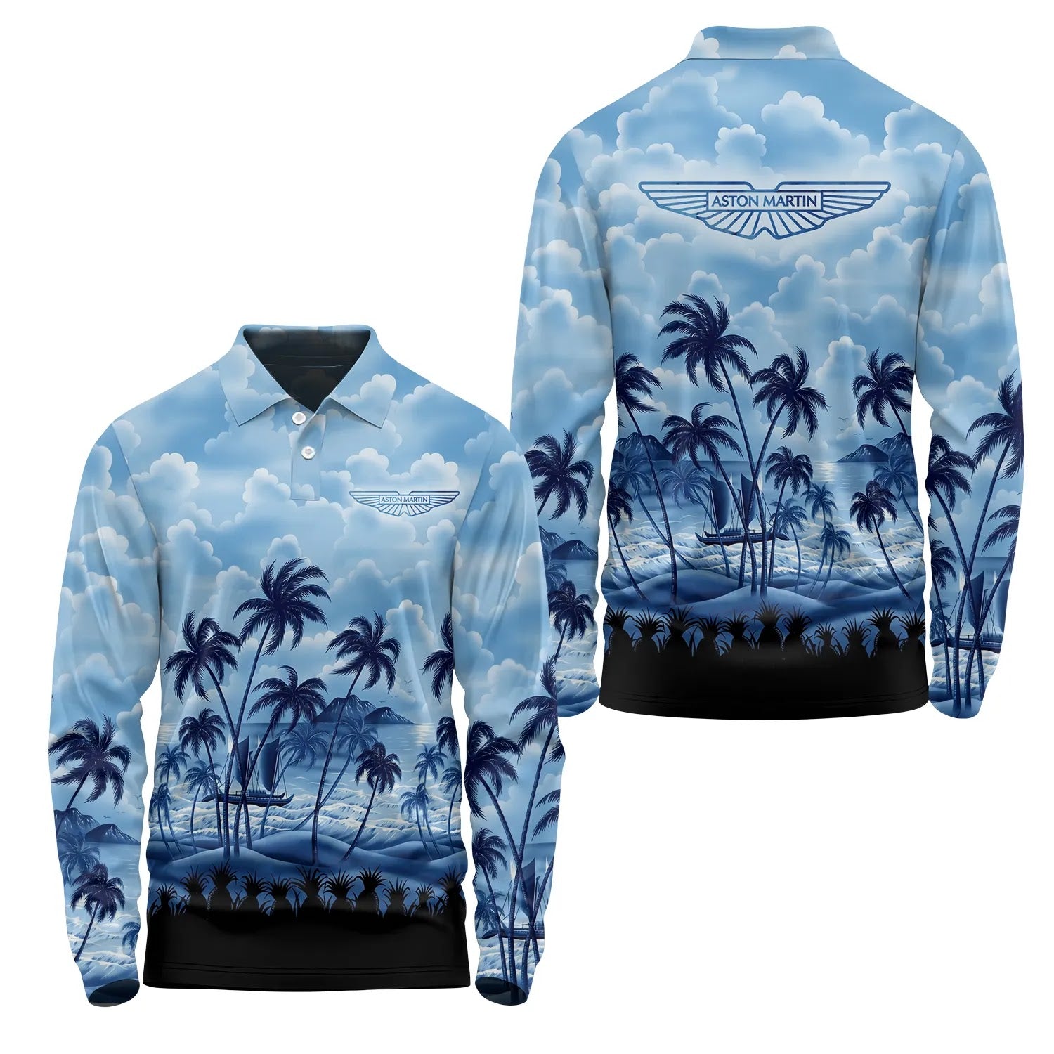 Aston Martin Long Sleeve Polo SHW018