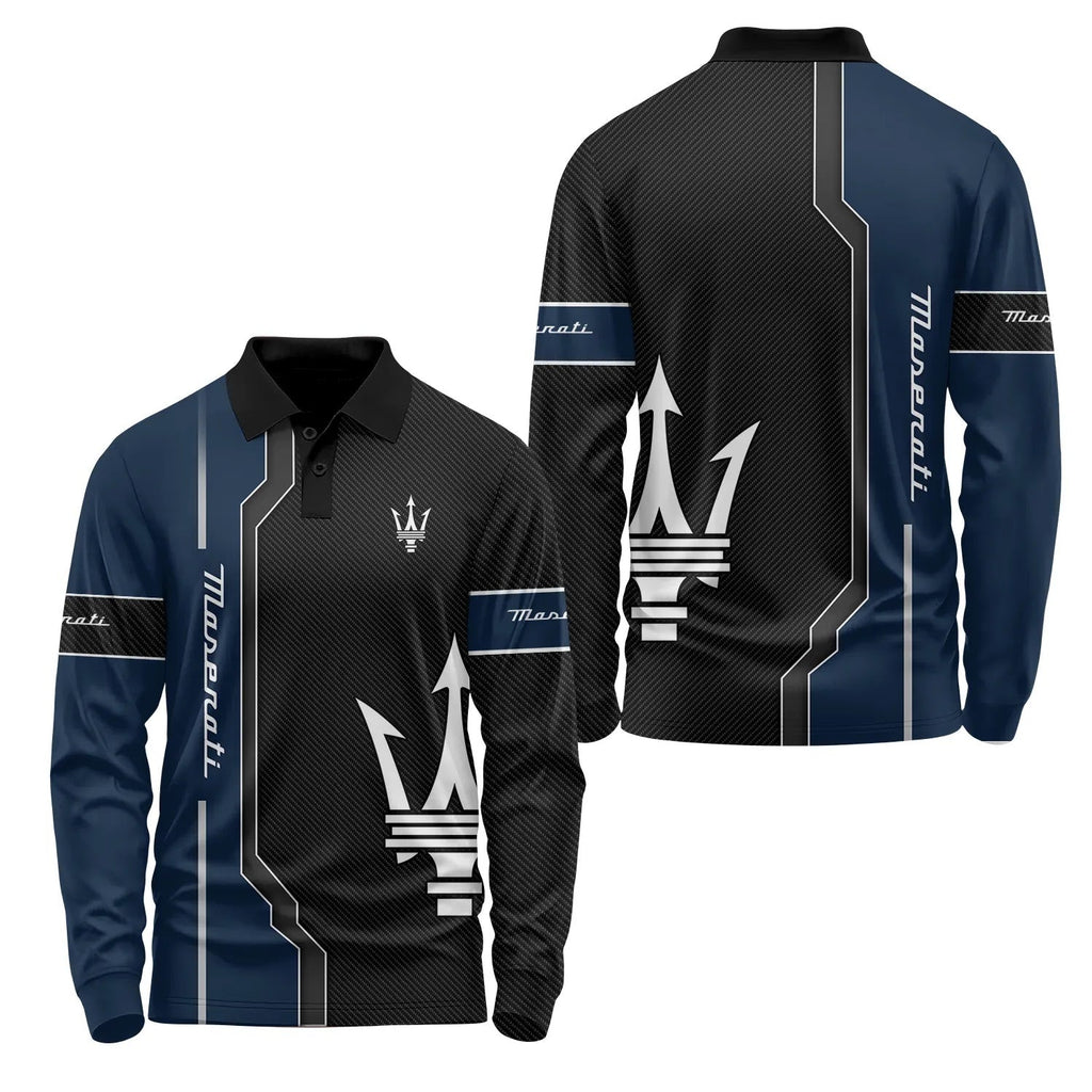 Maserati Long Sleeve Polo SC042